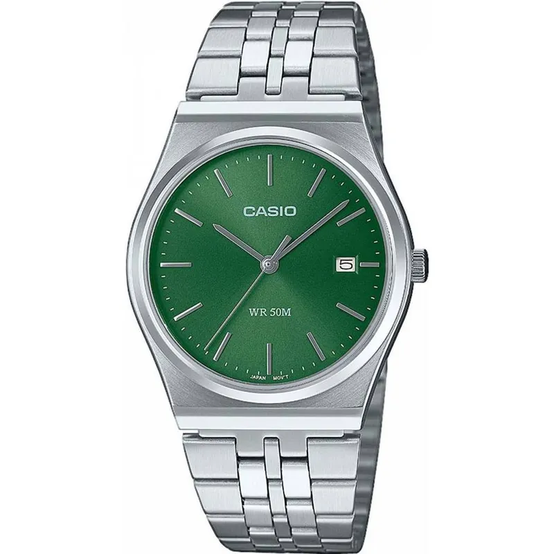 Casio Mtp Green Dial Watch Mtp-B145D-3AVEF