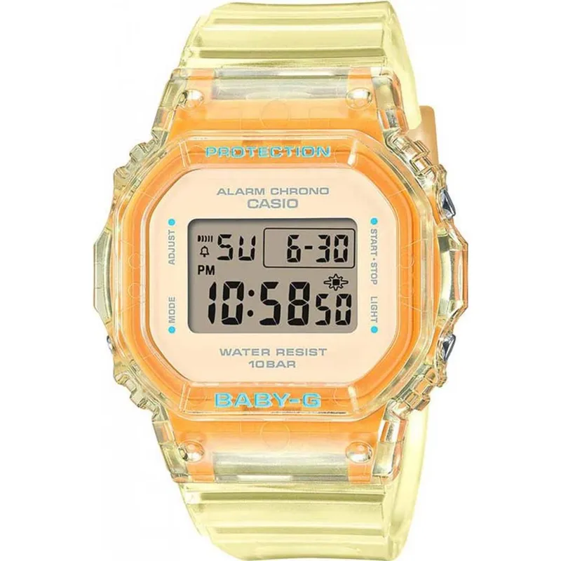 Casio Women's Bgd-565SJ-9ER Baby-G 38mm Quartz Watch in Clear - Clear