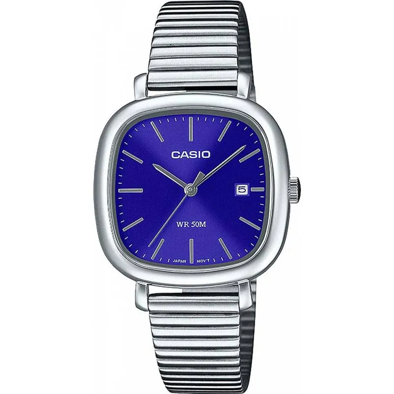 Casio Women's Ltp-B166D-2AVEF Collection 37mm Quartz Watch in Silver Silver female