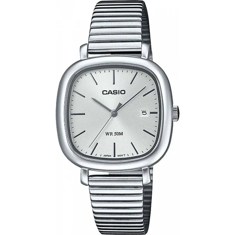 Casio Women's Ltp-B166D-7AVEF Collection 37mm Quartz Watch in Silver Silver One Size