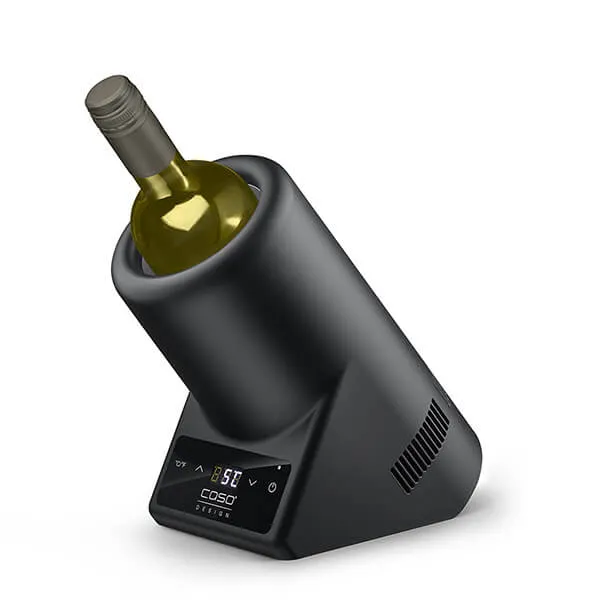 Caso Design VinoCase Tabletop Wine Cooler - Black Black
