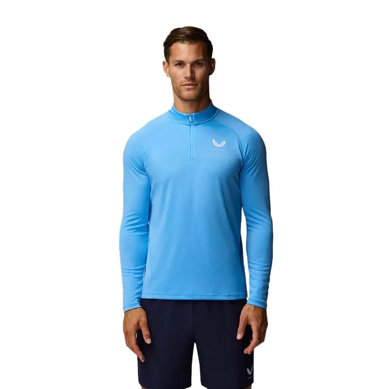 Castore Adapt Training 1/4 Zip Top - Cool Blue Cool Blue