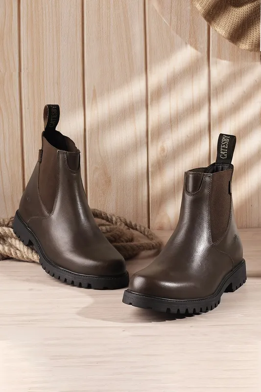 Catesby England Lincoln Womens Leather Paddock Boots - - Size: 10