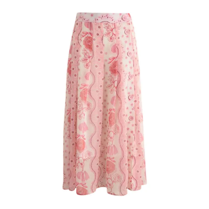 Cath Kidston Women's Pleated Skirt in Pink Size: 16 Pink female