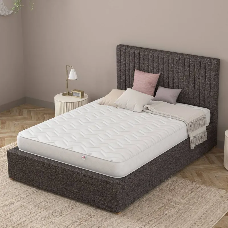 Catherine Lansfield Serene Sleep Mattress in White Size: Small Single - White