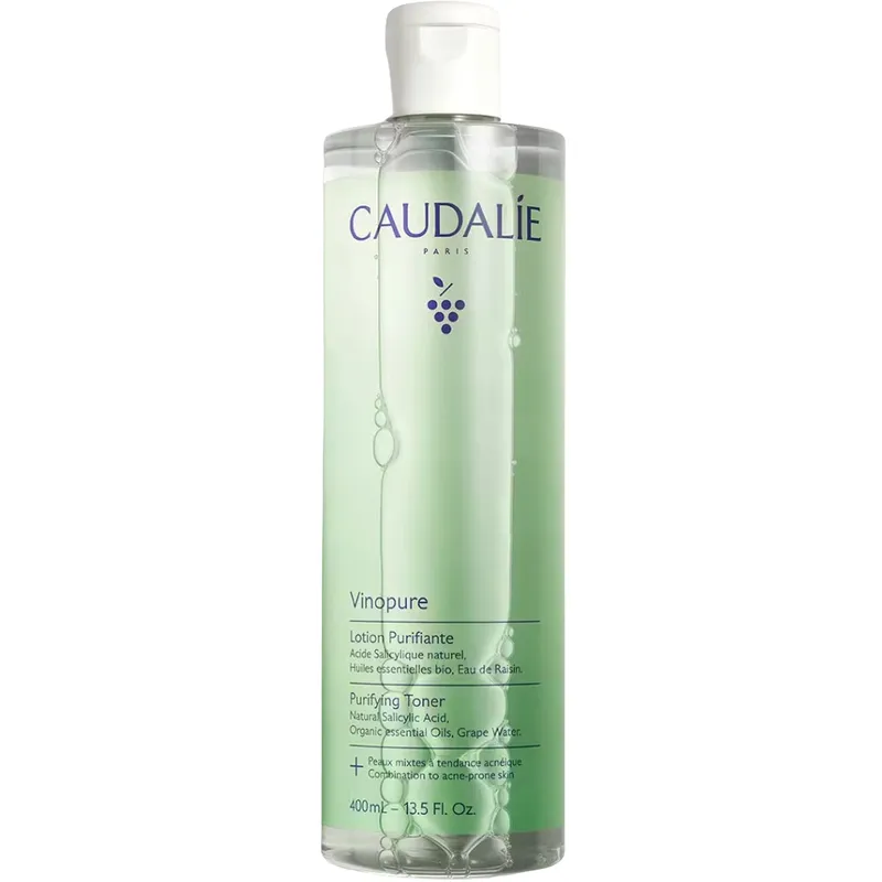Caudalíe Vinopure Purifying Toner Combination to Acne-Prone Skin 400mL