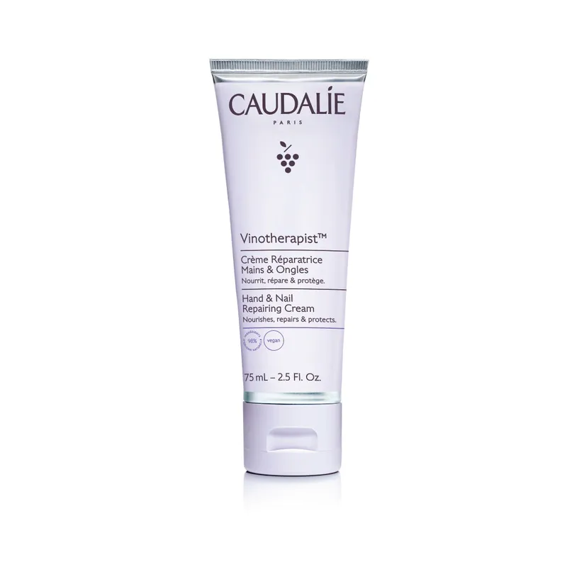 Caudalie Vinotherapist Hand & Nail Cream - For Dry Hands - Hydrating Cream - 75ml - Face The Future