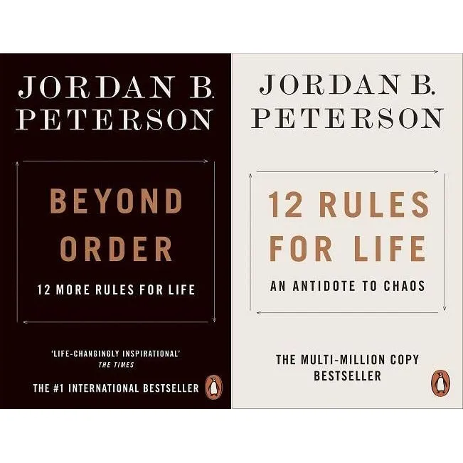 12 Rules for Life & Beyond Order By Jordan B. Peterson: 2 Books Collection Set - Non Fiction - Paperback Penguin