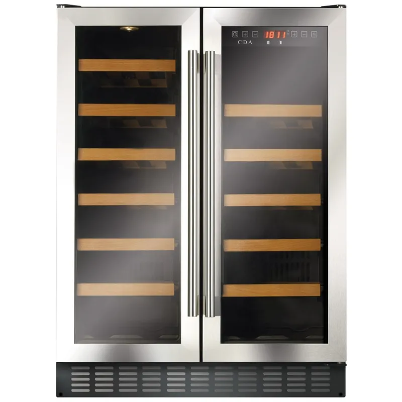 Cda FWC624SS 60cm Undercounter Wine Cooler - Stainless Steel
