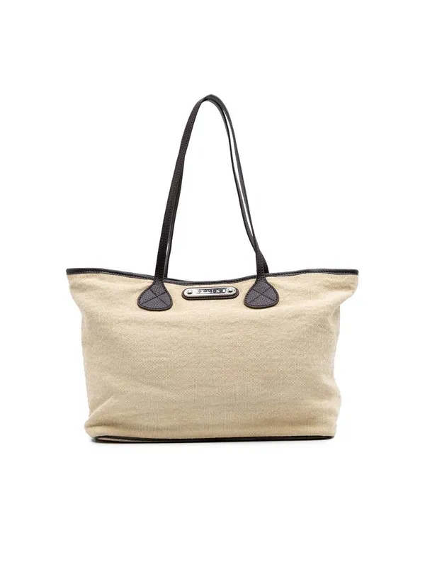Celine Women's Preloved Raffia Tote in Brown Brown One Size female