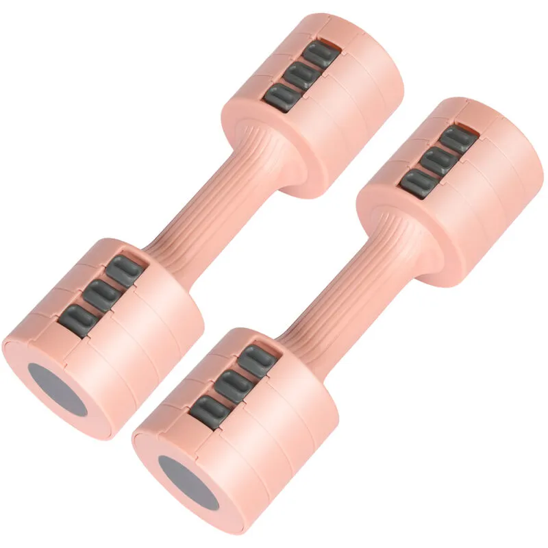 Centra 2x Adjustable Dumbbells 1-2.5KG Metal Home Gym Exercise Weight Training