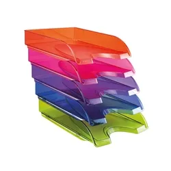 Happy by Cep Letter Tray Multicoloured (5 Pack) 200+5 Happy