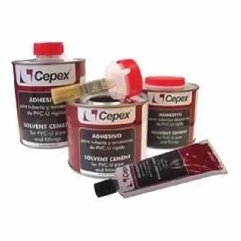 Cepex 09044 Pvc-u 1000cc Solvent Cement With Brush Grey One Size unisex