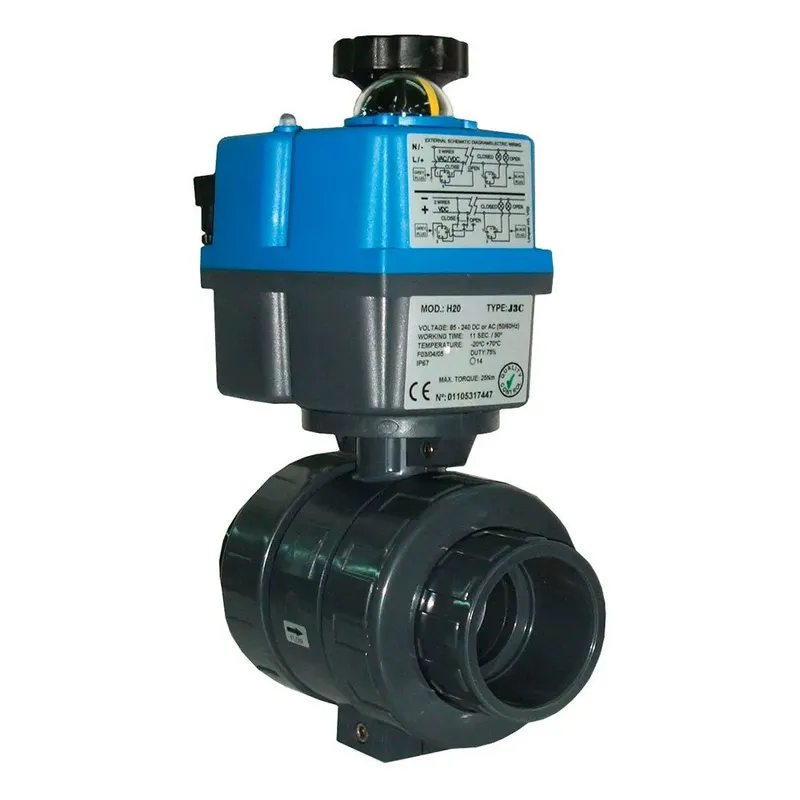Cepex 31422 Ø25 Pvc-u Ball Valve Industrial Ptfe-epdm Ellectrically Actuated Ac/dc 80-240v Grey One Size unisex