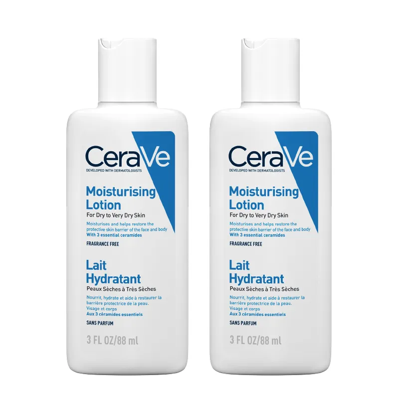 CeraVe Travel Size Moisturising Lotion for Dry Skin 88ml Double