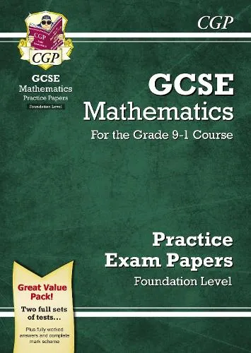 Cgp Books Gcse Maths Practice Papers: Foundation