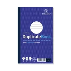 Challenge Carbonless Duplicate Book 100 Sets 210x130mm (5 Pack)