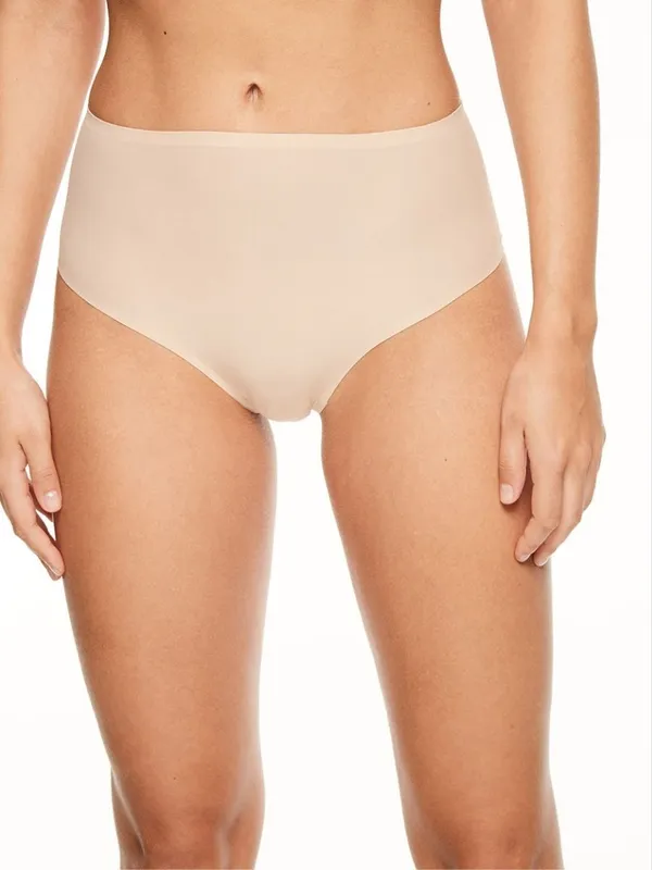 Chantelle Women's SoftStretch High Waist Thong in Nude Nude One Size