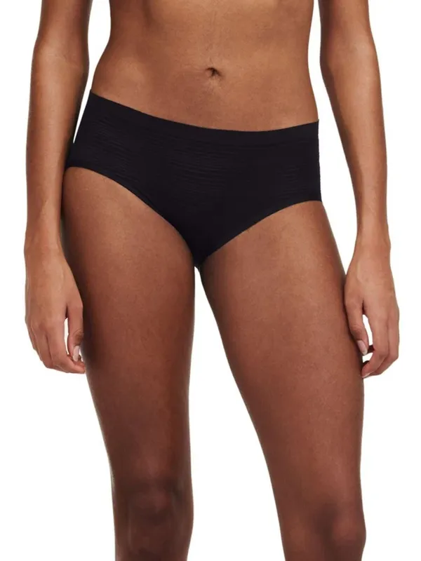 Chantelle Women's SoftStretch Stripes Hipster in Black Black One Size