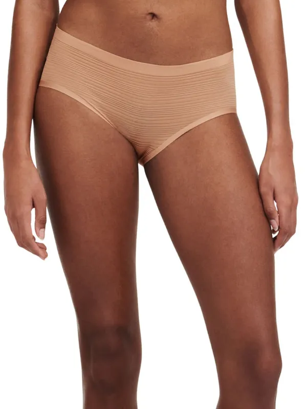 Chantelle Women's SoftStretch Stripes Hipster in Nude Nude One Size