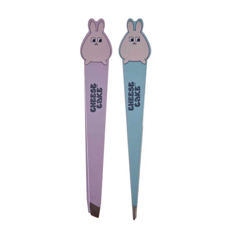 Cheesecake Tweeze The Day Tweezer Duo Pack in Lilac/Blue Lilac/Blue