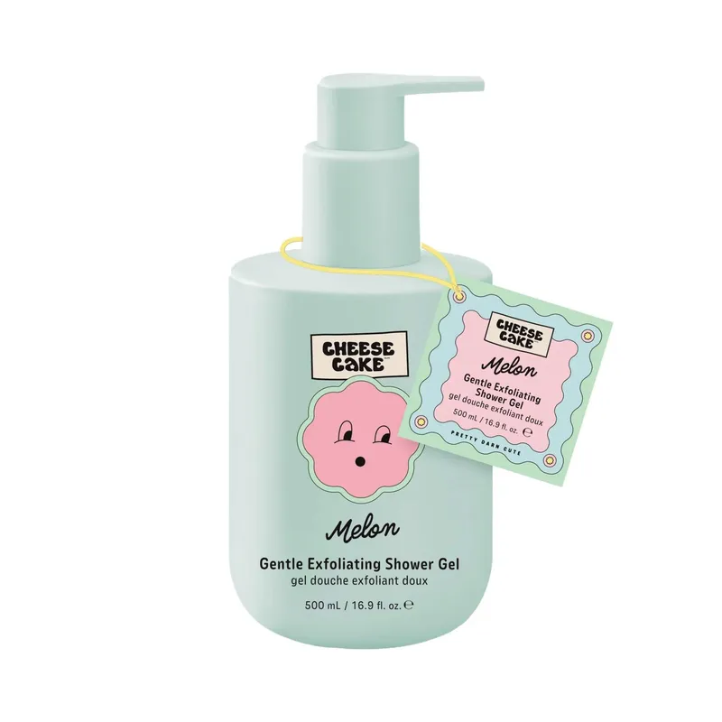 Cheesecake Women's Melon Gentle Exfoliating Shower Gel in Blue Size: 500ml Blue 500ml