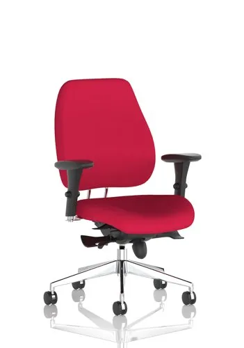 Chiro Plus Posture Chair Cherry Colour With Arms - KCUP01
