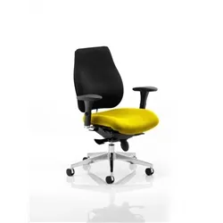 Chiro Plus Posture Chair Sunset Colour Seat With Arms - K