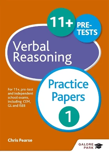 Chris Pearse 11+ Verbal Reasoning Practice Papers 1