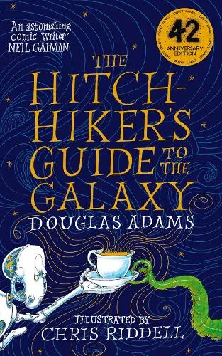 Douglas Adams The Hitchhiker's Guide to the Galaxy Illustrated Edition Book Multicolor