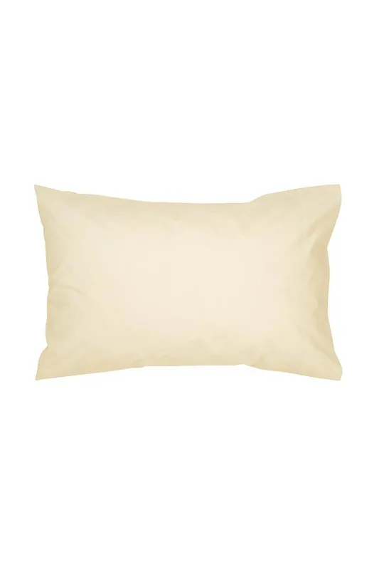 Christy 400TC Luxury Cotton Sateen Plain Dye King Pillowcases Pair in Gold Gold King