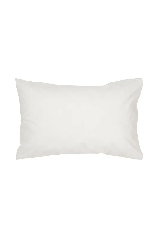 Christy Unisex 400TC Luxury Cotton Sateen Plain Dye King Pillowcases Pair in Ivory Ivory King female