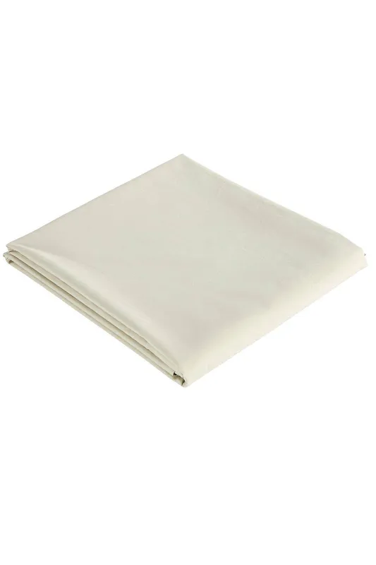 Christy Unisex Pure Cotton Percale Flat Sheets in Beige Size: King Flat Beige female