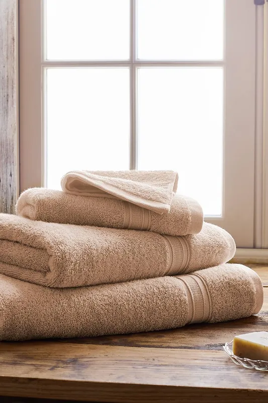 Christy Unisex 'Serene' Pastel 100% Combed Cotton Towels in Natural Natural female