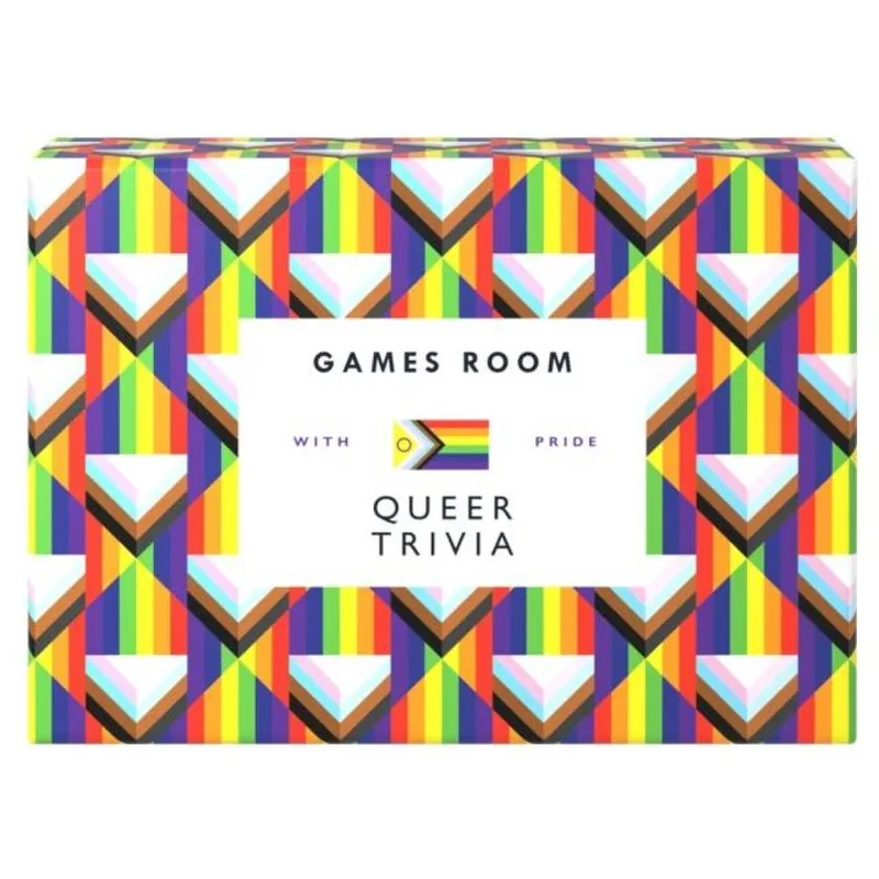 Chronicle Books Queer Trivia Game Book Multicolor
