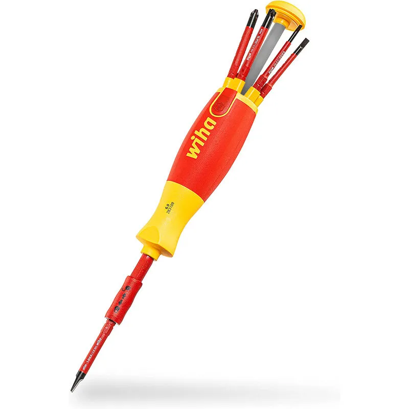 Wiha Vde SL/PZ/Pzs Liftup Screwdriver 6 Piece Screwdriver Bit Set