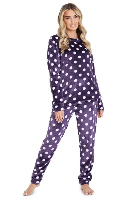 CityComfort Women's Pyjama Set in Purple Size: Medium - Purple