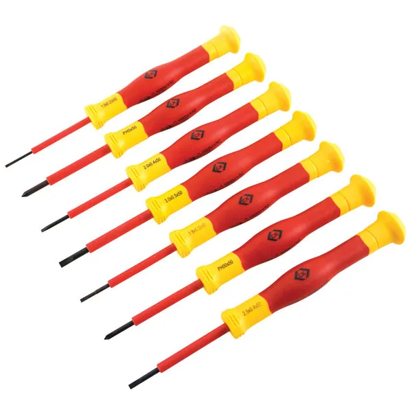 CK Tools CK T4897 Vde Precision Screwdriver Set of 7