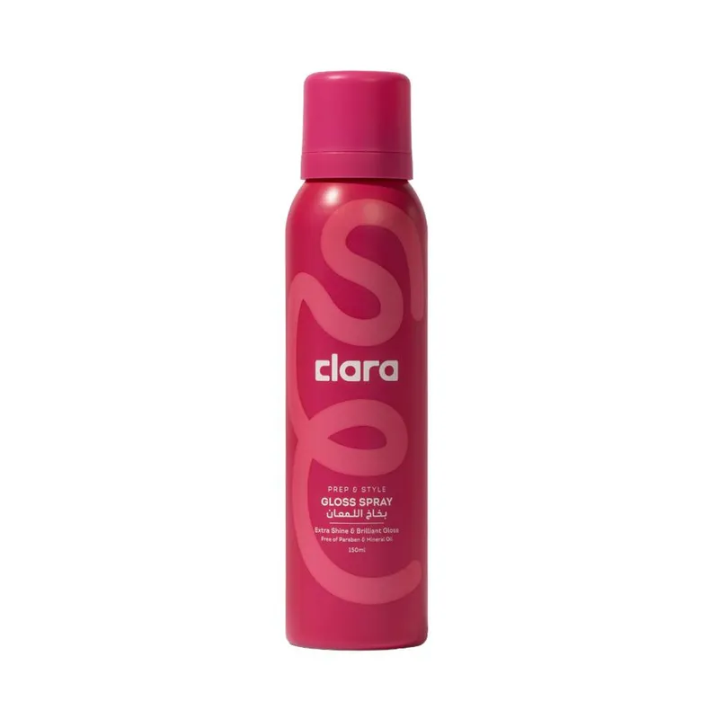 Clara Unisex Prep & Style Gloss Spray 150ml in Pink Pink 150ml female