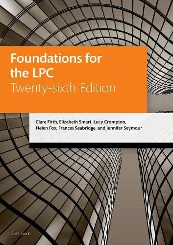 Clare Firth Foundations for the Lpc