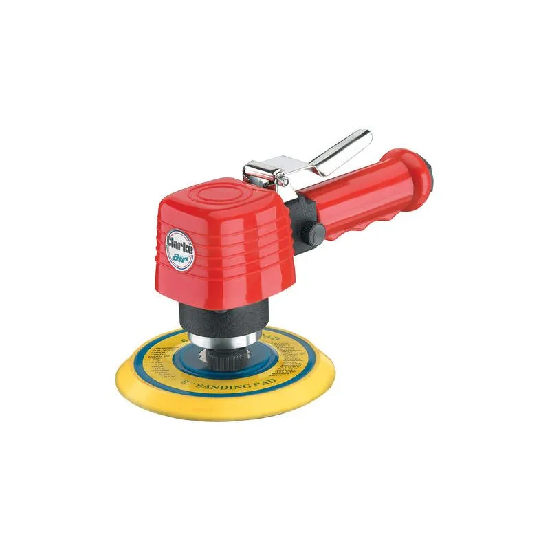 Clarke - air sander 6'' 150MM air orbital sanding polisher dual action CAT121