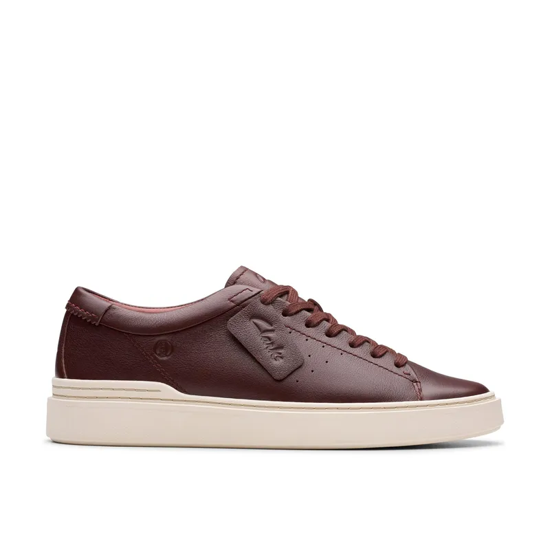 Clarks Men's Craft Swift Brown Leather Trainers, Lace Up Size: 6-Standard Fit Brown 6-Standard Fit