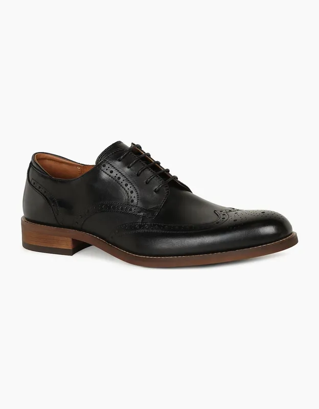 Clarks Men's Craftremi Tip Mens Formal Brogues - Black - Size: 8.5