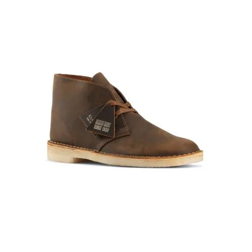 Clarks Originals Mens Beeswax Desert Boot - Brown