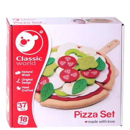 Classic World Pizza Play Set - 37 pieces