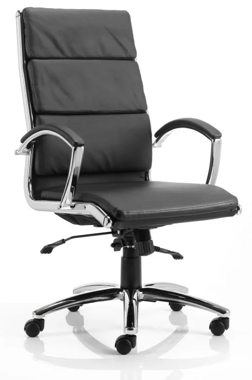 Classic Executive Chair Black With Arms High Back - EX000