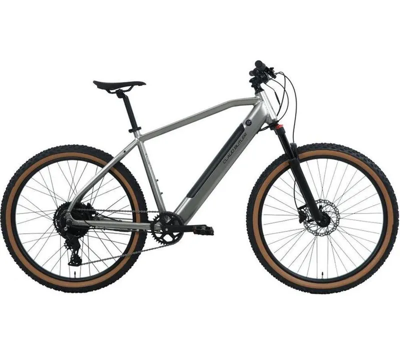 Claud Butler Ridge 2.0 Medium Electric Mountain Bike - Silver & Black, Black,Silver/Grey