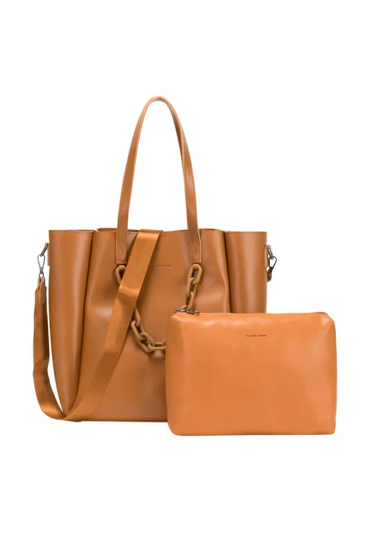 Claudia Canova Women's Romilly Large Tote Bag in Tan Tan