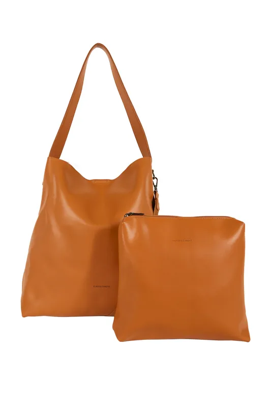 Claudia Canova Women's Mono Tote Bag in Tan - Tan