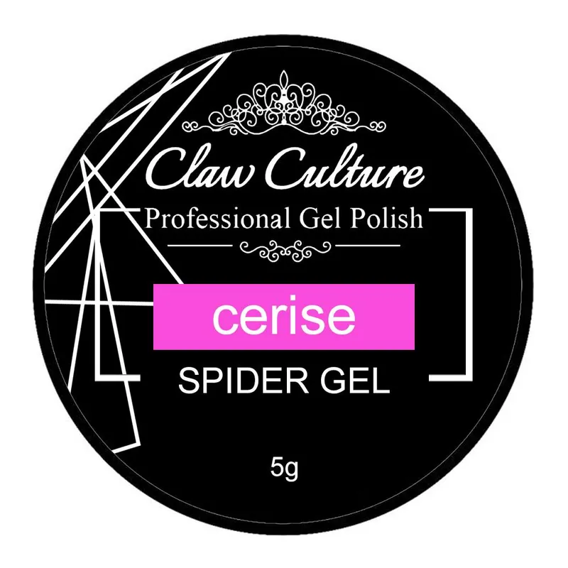 Claw Culture Spider Gel Nail Art 5g - Cerise - Cerise